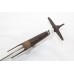 Original Antique Sword Dagger Knife Hand Forged Steel Blade Handmade Handle D333